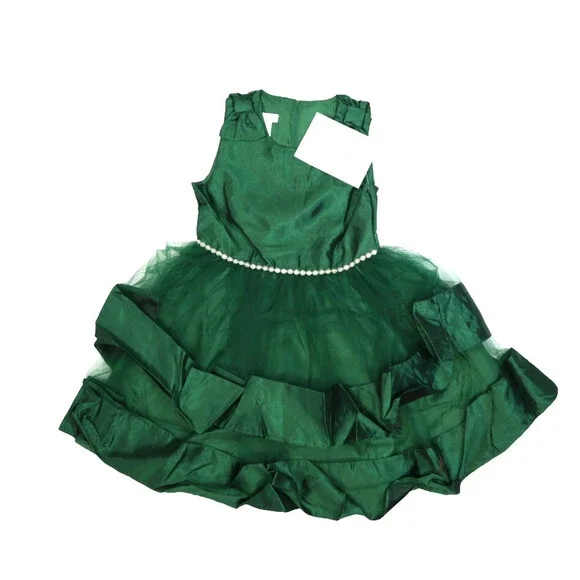 green emerald velvet dress Bonnie Dress (Green Orchid) main image 0